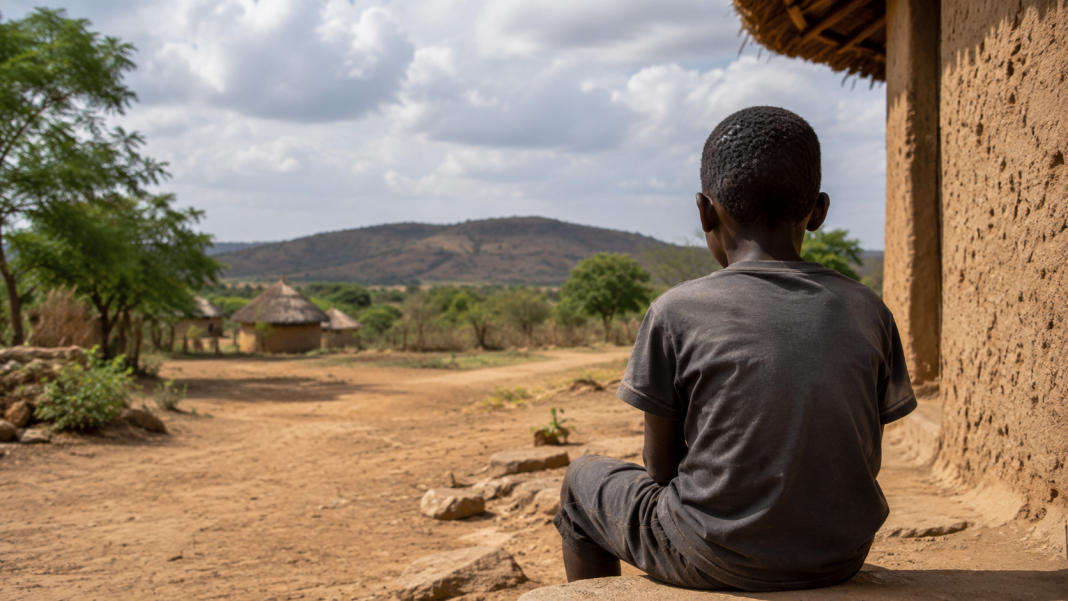 Buhera boy rare genital condition represented by a non-identifying image of a child in rural Zimbabwe