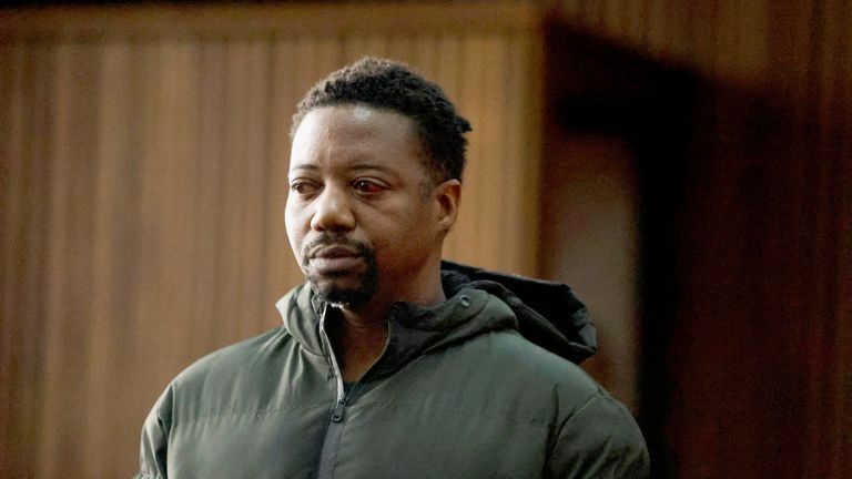 Ndodana Mkhanyisi Tshuma standing in the Johannesburg Central District Magistrate’s Court.